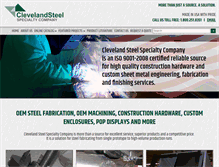 Tablet Screenshot of clevelandsteel.com